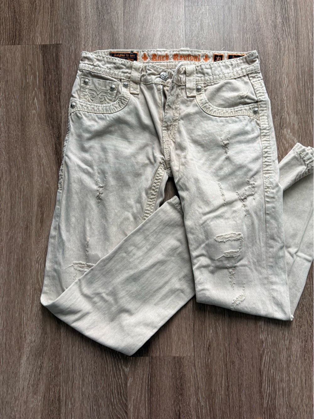 Rock Revival men’s “James” slim straight size 33